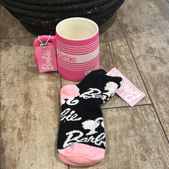 Barbie Pink Mug with Black Socks - Picture 3 of 3